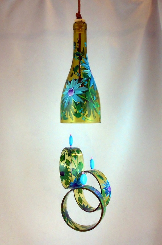 Resultado de imagen de wind chime recycled materials