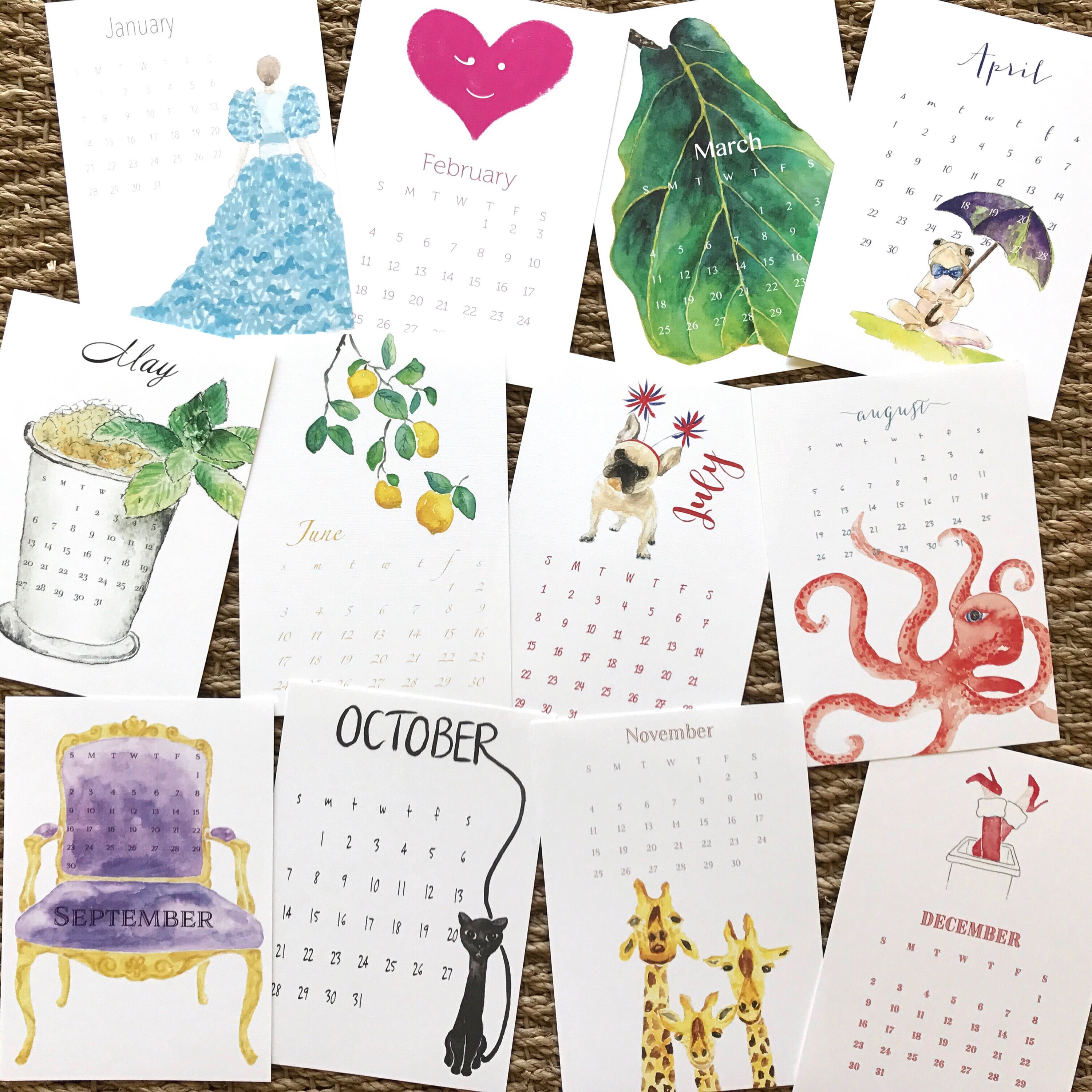 desk calendar 2018 sale