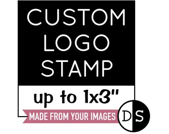 Custom Logo Stamp, Business Logo Stamp, Business Logo Stamp, Logo Stamper, Custom Stamp