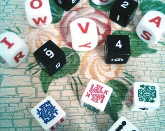 Dice Lot miscellaneous mixed dice craft dice funny dice strange dice