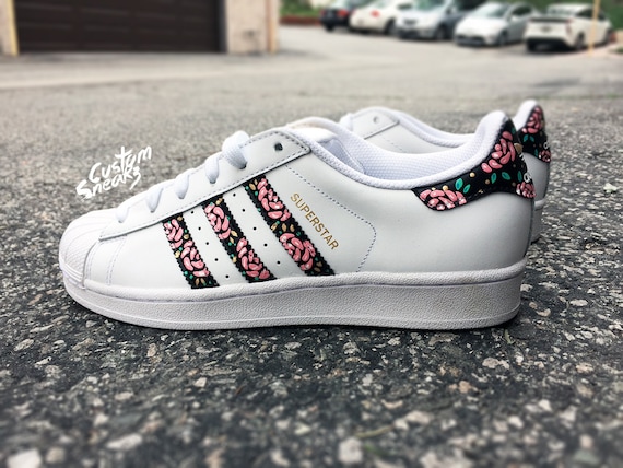 adidas superstar womens floral