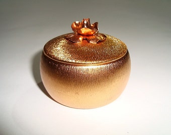 Copper small box, Proposal ring box, Engagement ring box, Ring case, Vintage, Marriage, Matrimony, Bridal, Jewelry Box, Earring Box