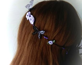 Lilac and Butterfly wreath