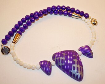 Polymer Hollow Pendant Necklace
