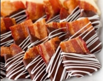 Chocolate Dipped Bacon Nuggets