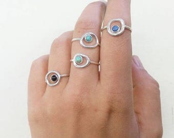 Small Endless Freeform Ring