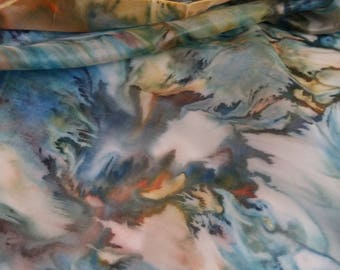 Silk scarf, hand painted scarfs, abstract scarf, women scarf, scarfshawl, scarf silk, scarves silk, scarf shawl.