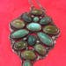 Sterling silver and turquoise pin/pendant