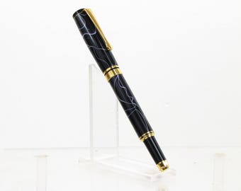 Gel pen gold modern 24 k acrylic: purple
