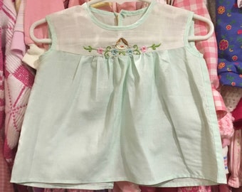 Vintage Baby Dress 6/9 Months