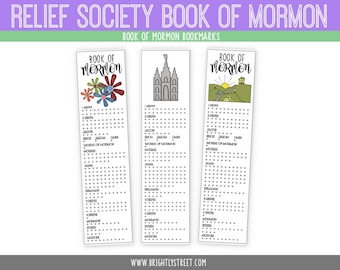 Book of Mormon Reading Chart Bookmark