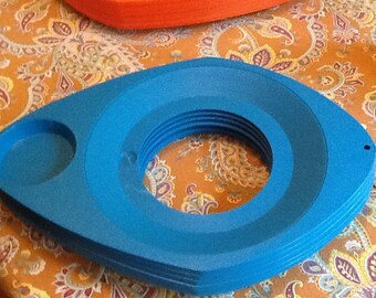 Retro Picnic Plate Holders Cup Mad Men Seventies Outdoor Dining