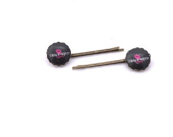CRAZY B*TCH Society Bobby Pins