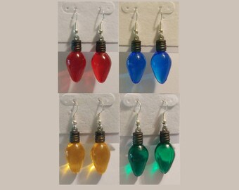 Christmas Lights Earrings
