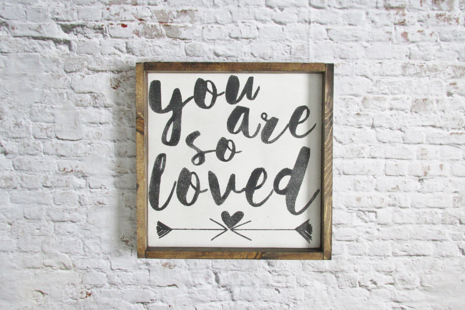 You Are So Loved Wood Sign. Nursery Decor. Rustic Signs.