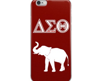 Delta Sigma Theta Elephant iPhone Case