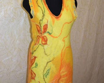 Merino Wool Hand felted Tunic
