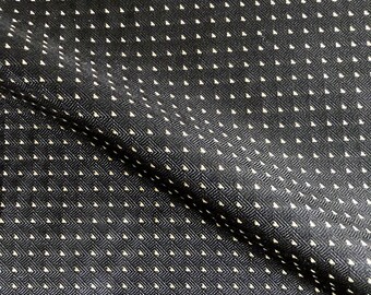 Black Gold Scenic Upholstery Drapery Fabric Heavy Linen