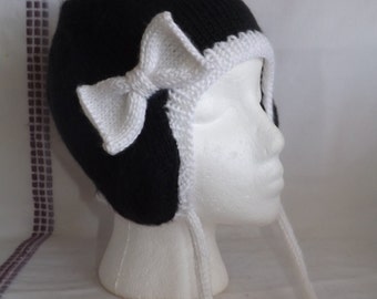 Earflap Hat - Knitted Earflap Hat - Earflap Hat for Baby - Knit Earflap Hat
