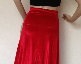 Argentine tango skirt in extra small, small, Medium, large and Extra large size
