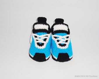 Baby Shoes, Crochet Tennis Shoes, Baby Shower Shoes, Crocheted Sneakers, Baby Sneakers, Nike Shoes, Photo Prop, Baby Sneakers, Baby Boots