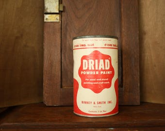 Driad Powder Paint Container, #1500 Turq. Blue, Binney & Smith
