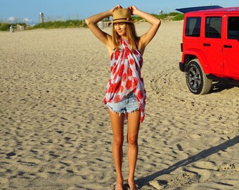 Swimsuit Cover Ups / Pareo / Bathing Suit Cover Ups / Beach Cover Ups / Beach Sarong Wrap / Swim Cover Ups / Gift for Her