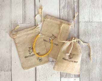 Charm Bracelet Drawstring Gift Bag