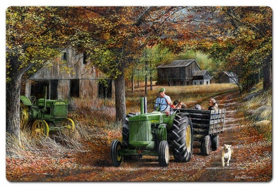 Deere Family by Kevin Daniel John Deere Satin Finish Art on