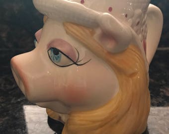Vintage Sigma Miss Piggy Muppet 3D mug
