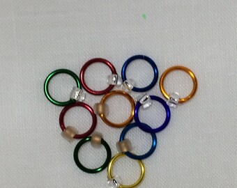 Snag free stitch markers