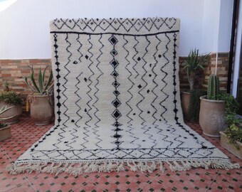 beni ourain rug vintage 100% WOOL