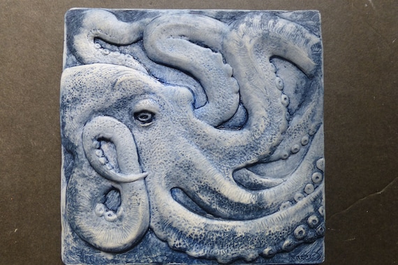 Octopus Decorative Wall Sculpture