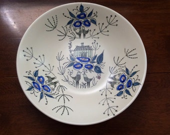 Stavangerflint Dish, Opaque line designed by Inger Waage (design 220), Mid-Century Modern