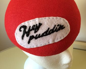 Harley Quinn inspired felt hat