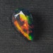 1.03 Ct Fire Opal, Black Welo Opal, Faceted, Great Pattern and Great Color Display and Flash