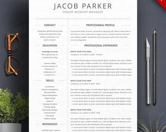 resume template word 3 page professional cv cover letter creative teacher resume two column - Two Column Resume resume template word 3 page professional cv cover letter creative teacher resume two column - Two Column Resume