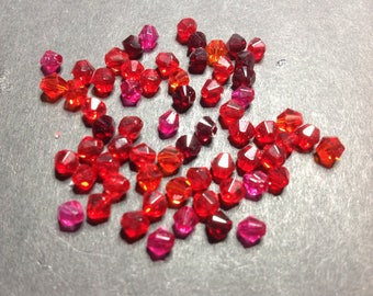 60 color mixed 4 mm bicones