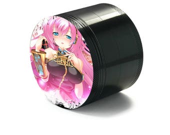 Custom Herb Weed Grinder Anime Inspired Best gift