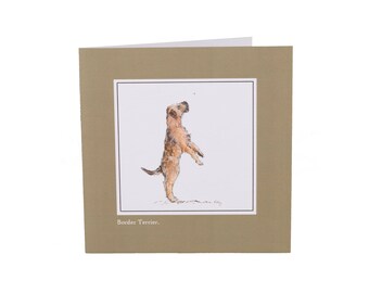 Border Terrier Card