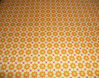 Michael Miller Tiny Flowers in Tangerine - 1 yard