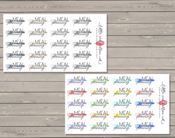 Meal Planning Stickers