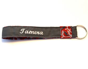 Personalized Keychain Wristlet / Key Fob