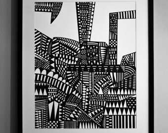 Beneath the stars - 004/011 - Original Framed Artwork