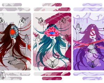 Triptych Art Print