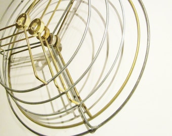 Lamp Shade Hardware, Lampshade Rings, Washer Top Fitting, Lamp Supplies, DIY Lamp Shade, Lamp Shade Wires Top and Bottom Rings, Craft Supply