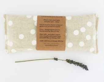 Lavender eye pillow / yoga / meditation / relaxation /