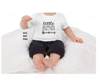 Little Brother SVG Cut File, DXF included Cricut svg Silhouette svg Vinyl Digital Cricut cut file