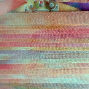 Sandstone Hand Dyed Silk Ribbon 7mm