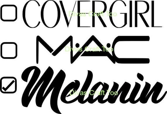 Download Covergirl Mac Melanin SVG from DivasCraftToo on Etsy Studio